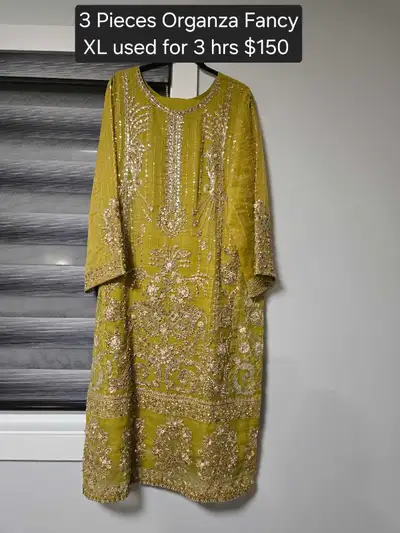 Eid Dress Fancy Organza 3 pieces XL, View more