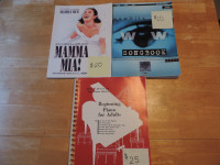 Piano, Vocal and Chord Books, Various
