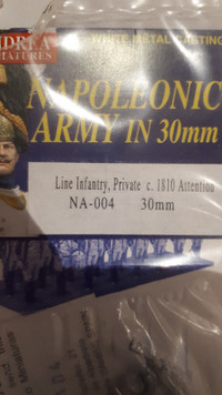 Andrea 30mm Napoleonic French Infantry of the Line Figures