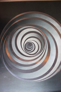 Optical illusion Spiral Art Work -Signed By The Artist-