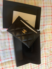 Chanel black cardholder