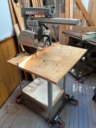 Rockwell Radial Arm Saw 115V – Heavy Duty – $175, View more