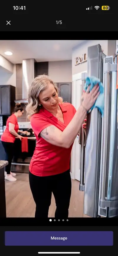 8 years of experience in house cleaning services only in Laval area please $29 per hour I can clean...
