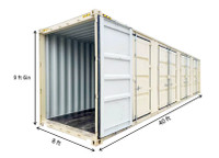 40' Premium High Cube Container with 4 Side Doors