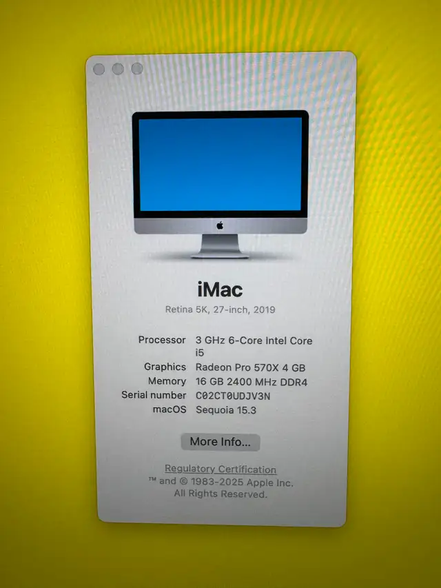 Imac 2019 2TB in Desktop Computers in Edmonton - Image 3