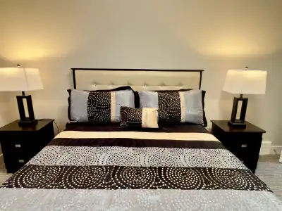 QUEEN BEDROOM SET –Storage Bed, Mattress Nightstands & Dresser I, View more