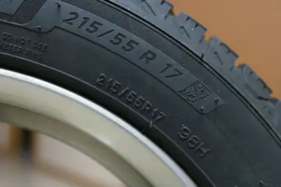 Michelin X-Ice 215/55 R 17 winter tires on rims for sale. Used for only one winter.