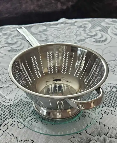 Long-handled Stainless Steel Colander , View more
