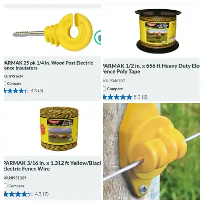 Electric Fence Wire Mounting Insulators and Wire, View more