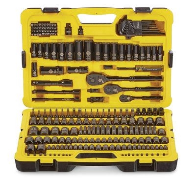 Stanley Professional Grade Black Chrome Socket Set, SAE/Metric,, View more