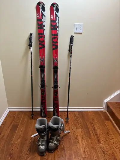 Volkl Skis + Nordica Boots + Poles – Ready for, View more