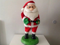 Santa clause moving his body dancing and singing in ex Con 17" H