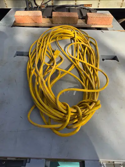 16 AWG 100' Extension Cord Single Plug For Snowblower Lawnmower, View more