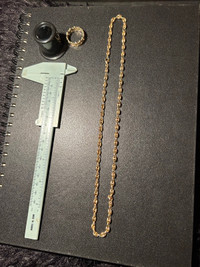 10k gold Gucci link chain 