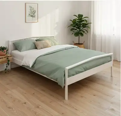 MUST GO! MOVING SALE! Queen BED (white), View more