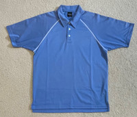 DUNNING GOLF Blue Golf Polo - MENS MEDIUM