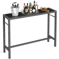 New Mr IRONSTONE Outdoor Bar Table 53” Pub Height Dining Table