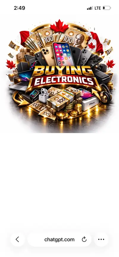 buying all electronics , View more