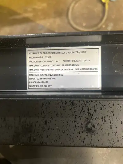hydraulic oil cooler brand new!, View more