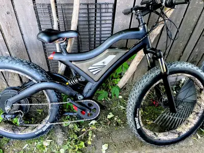 Fat Tire Electric Bike and Charger, View more