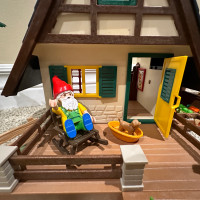 lot de playmobil thème chalet camping nature