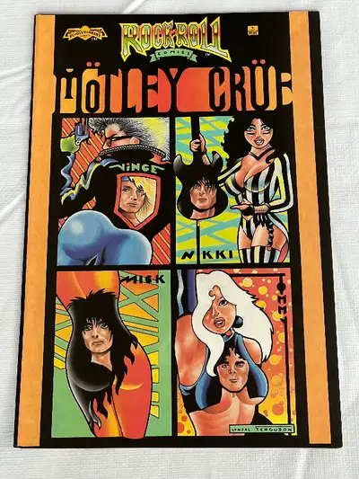 Rock n Roll Comics#4 Motley Crue! Comic book, View more