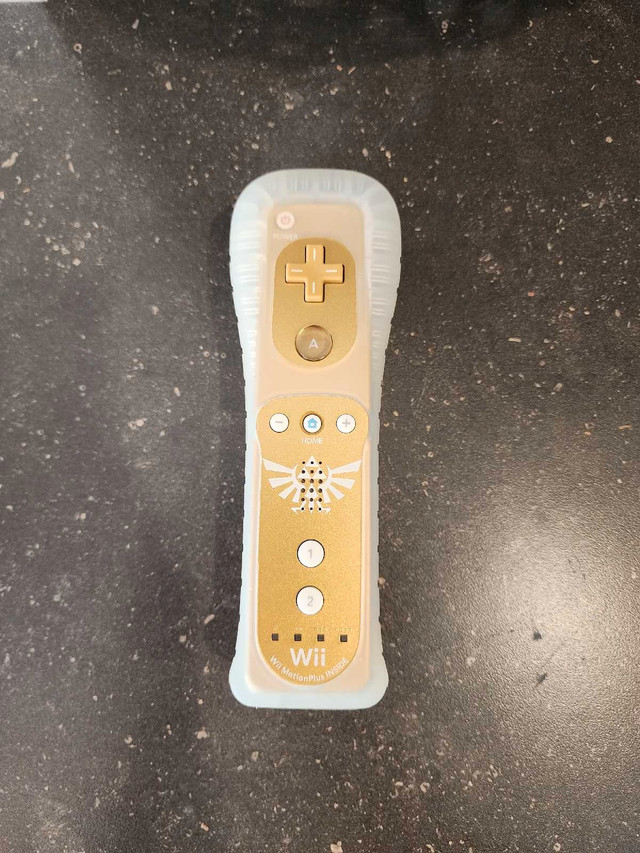 Gold Zelda Wii Remote  in Nintendo Wii in Winnipeg