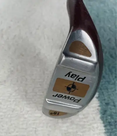Power Play 18 degree hybrid golf iron right handed Steel shaft, View more