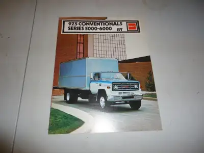 1979 GMC 97.5 Conventional 5000-6000 Series Trucks Sales Brochure. New. 16 Pages. See Pictures. $15...