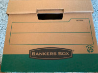 Three Bankers Boxes for Files