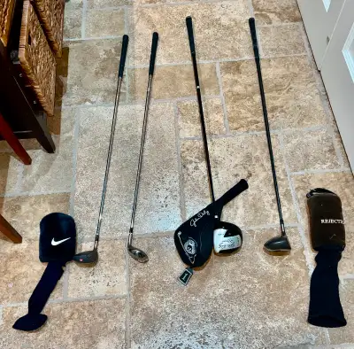 GOLF - 4 DRIVERS FAIRWAY WOODS - JOHN DALY / TITLEIST / TAYLORMA, View more