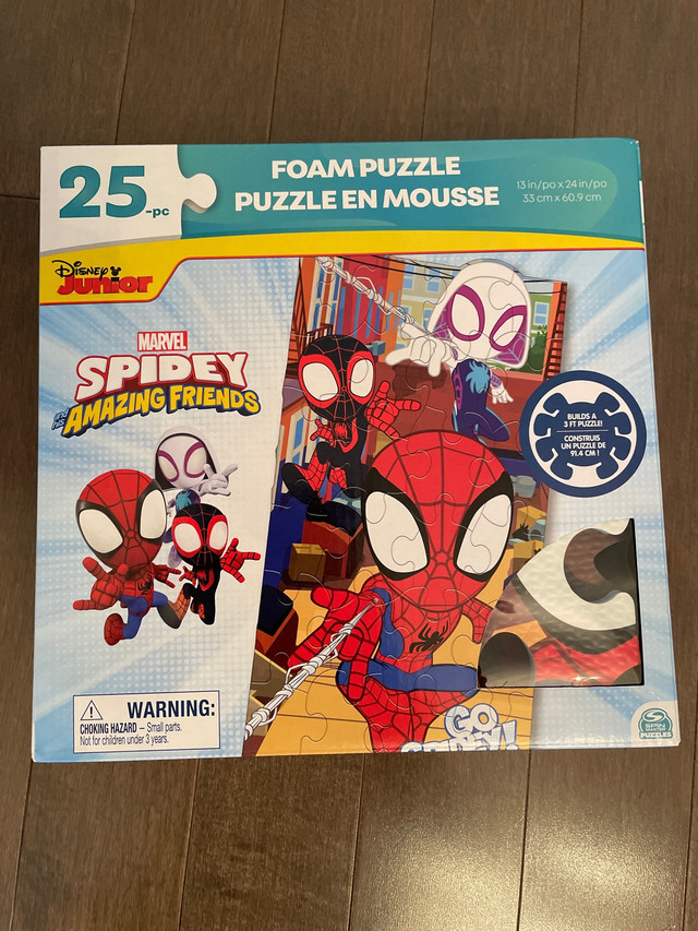 Spider and His Amazing Friends 25 Piece Foam Puzzle in Toys & Games in City of Toronto