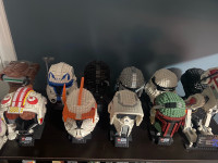 Star Wars Lego helmet collection