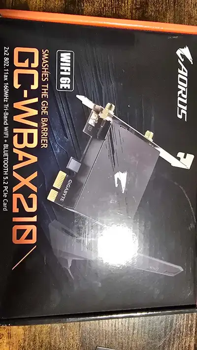 Aorus Gigabyte PCI-E wifi and Bluetooth card, View more