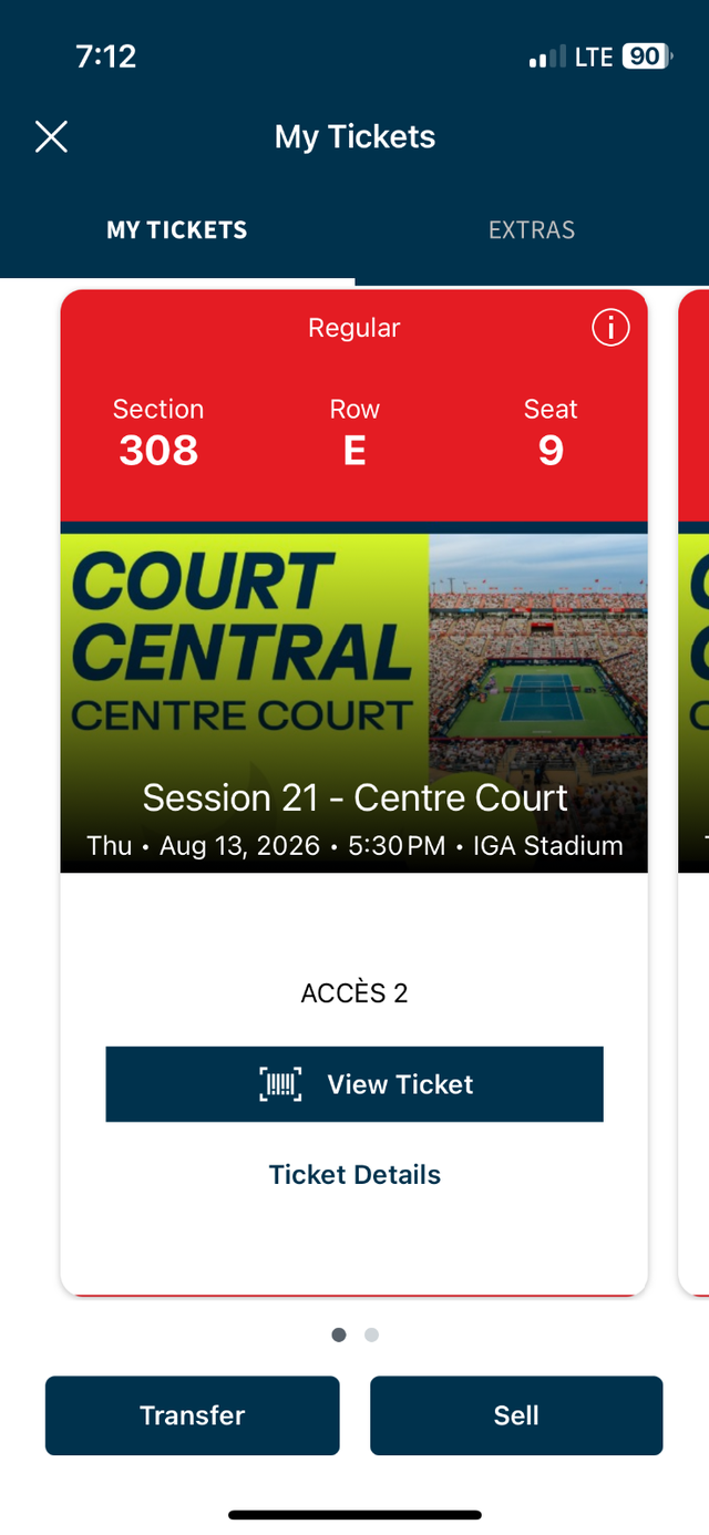 Tennis Final on August 13