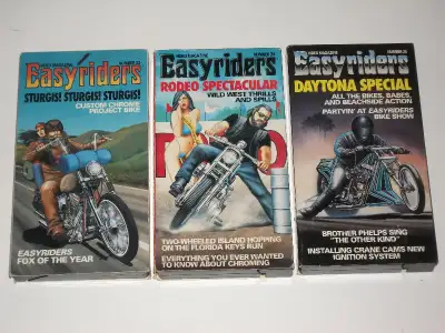 Easyriders - Volume 23-24-25 (VHS) Magazine video, View more