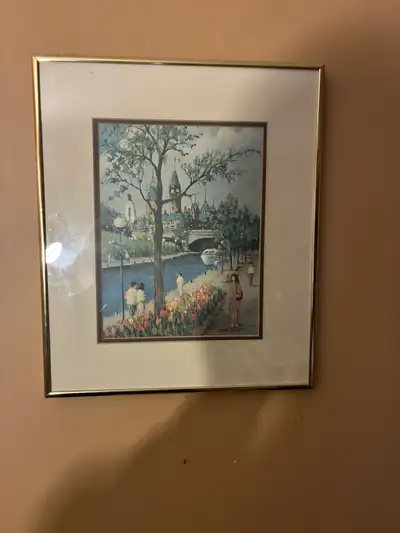 For sale is a beautiful vintage print by well-known Finnish-Canadian artist Anna Jalava (1926-2012)....