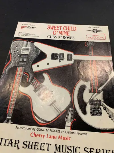 Sweet child o mine partition- transcription de guitare
