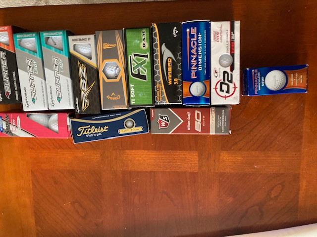 Boxes of new sleeves total 44 in Golf in Edmonton