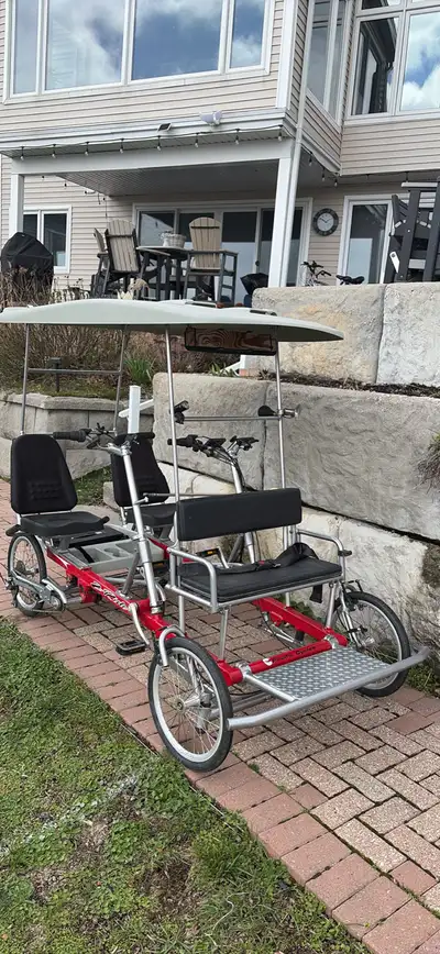 unique 4 wheel e-bike for 4 people, View more