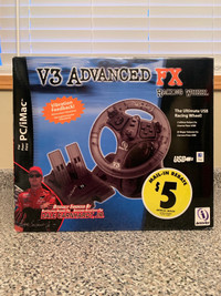V3 Advanced FX Racing wheel and pedals