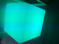 Patio Light Up Cube