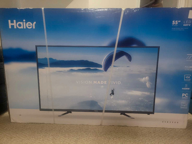 Haier 55" LED HDTV  in TVs in Trenton