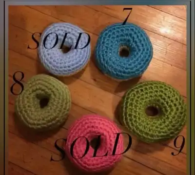 Crochet amigurumi donuts, View more