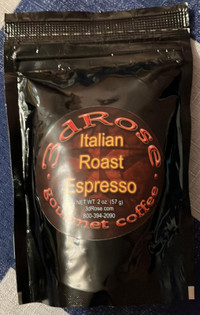 3d Rose Gourmet Coffee Beans Italian Roast Espresso (New)