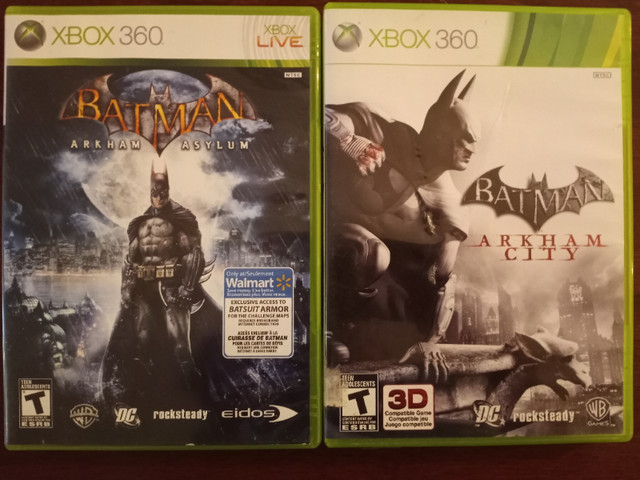 Jeux Batman  pour XBox dans XBOX 360  à Longueuil/Rive Sud