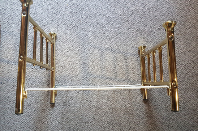 Antique Brass Doll Bed in Arts & Collectibles in Oakville / Halton Region - Image 4