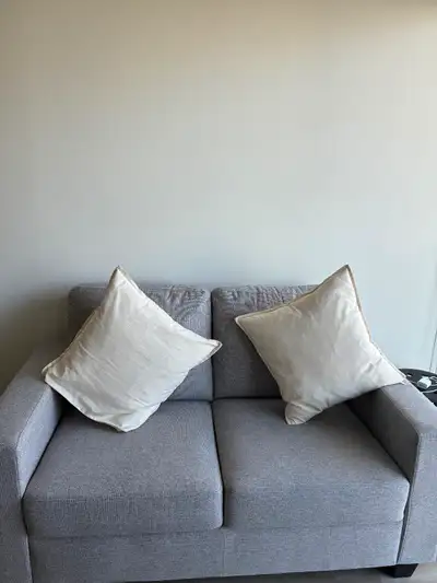 Structube- Loveseat Sofa ( Light grey), View more