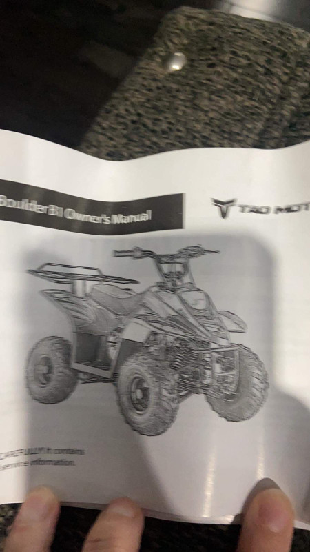 Kids 4 wheeler 110cc TAO in ATVs in Windsor Region - Image 3