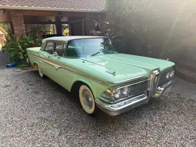 1959 Edsel Ranger. Same Family since 1970. Regular mechanics.